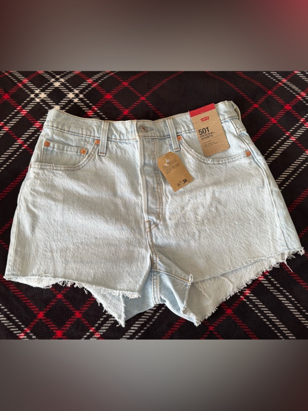 Levi's 501 High-Rise Cutoff Denim Shorts